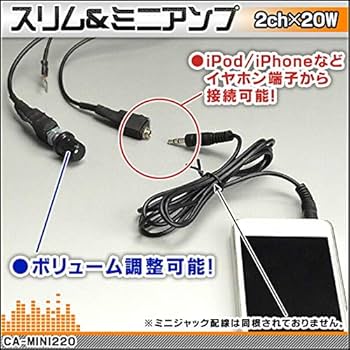 Amazon | ファクトリーダイレクト ミニアンプ mini220 簡易防水
